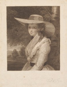 Lavinia Spencer (född Bingham), grevinna Spencer av Francesco Bartolozzi