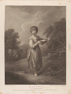 Lavinia, mjölkflickan av Francesco Bartolozzi