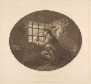 Lovelace i fängelset av Francesco Bartolozzi