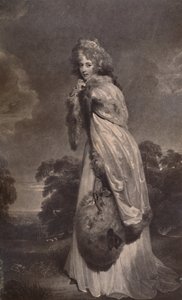 Miss Elizabeth Farren, därefter grevinnan av Derby, c1792 1894 av Francesco Bartolozzi