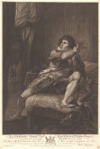 Herr Keuible i rollen som kung Richard III av Francesco Bartolozzi