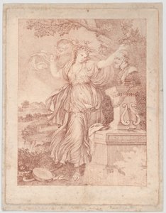 Mrs Abington som Thalia, 1783. av Francesco Bartolozzi