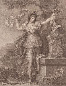 Mrs Abington som Thalia, 20 augusti 1783. av Francesco Bartolozzi