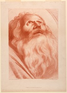 Gammal mans huvud av Francesco Bartolozzi