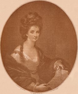Porträtt av Angelica Kauffman, c1777 1904 av Francesco Bartolozzi