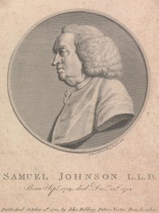 Samuel Johnson av Francesco Bartolozzi