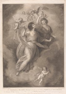 En Vacker Kvinnas Apoteos av Francesco Bartolozzi
