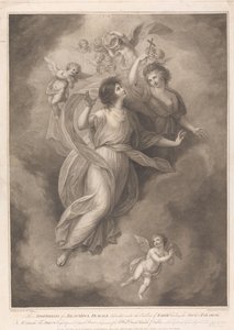 En Vacker Kvinnas Apoteos av Francesco Bartolozzi