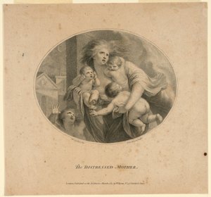 Den nödställda modern av Francesco Bartolozzi