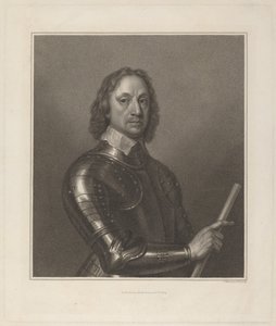 Oliver Cromwell av Francesco Bartolozzi after Robert Walker