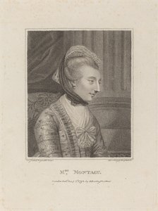 Mrs Montague av Francesco Bartolozzi after Sir Joshua Reynolds