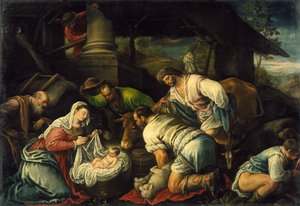 Herdarnas tillbedjan, ca 1585-1590
