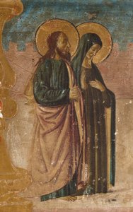 Heliga Anna och Joachim av Francesco Botticini