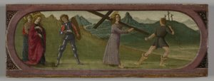 Vägen till Golgata av Francesco Botticini