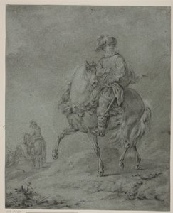 Ryttare i ett landskap av Francesco Casanova
