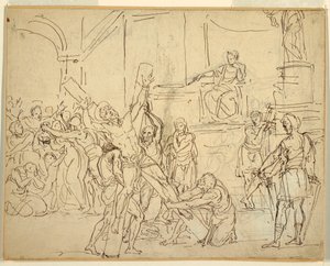 Andrews martyrskap av Francesco Coghetti