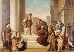 Presentation i Temple, av Francesco Coghetti (1804-1875).
