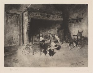 Jakthundar av Francesco Colombi Borde