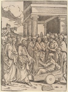 Lazarus uppståndelse av Francesco Denanto