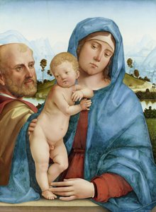 Den heliga familjen av Francesco Francia