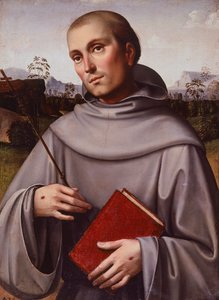 St. Francisco, cirka 1500, av Francesco Francia (cirka 1450-1517), panel, 55x45 cm