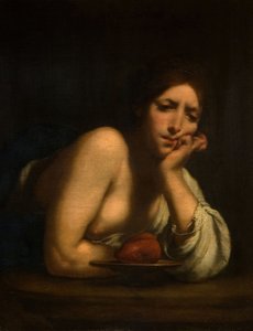 Sigismunda med Guiscardos hjärta, 1645.