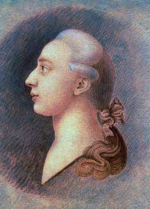 Porträtt av Giacomo Casanova (1725-1798) - av Francesco Giuseppe Casanova (1727-1802), ca. 1750 - Sanguine, svartvit krita på papper - State History Museum, Moskva