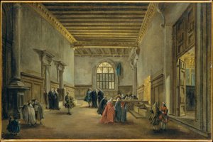 Förkammaren till Sala del Maggior Consiglio av Francesco Guardi