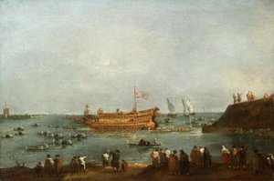 Dogen gifter sig med Adriatiska havet av Francesco Guardi