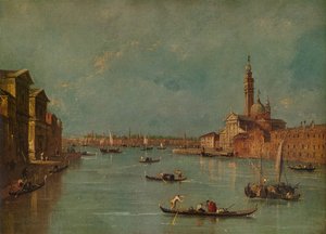 Ön San Giorgio, Venedig, c1770, 1938 av Francesco Guardi