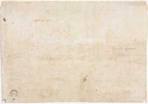 Tre skisser av bågar, 1782. av Francesco Guardi