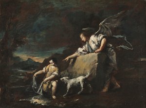 Tobias och ängeln, 1750-talet. av Francesco Guardi