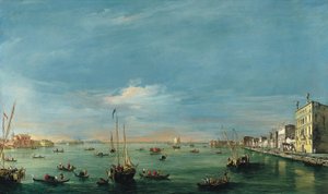 Utsikt över Giudecca -kanalen och Zattere av Francesco Guardi