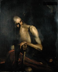 St. Hieronymus (olja på duk) av Francesco Guarino