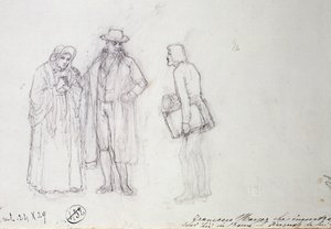 Francesco Hayez träffade sin farbror och moster i Rom av Francesco Hayez