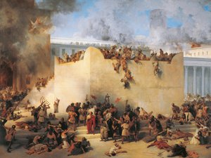 Italien, Lombard, förstörelse av Jerusalems tempel