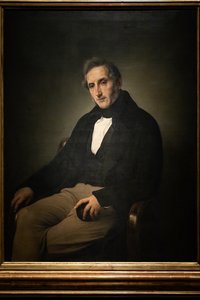 Porträtt av Alessandro Manzoni av Francesco Hayez