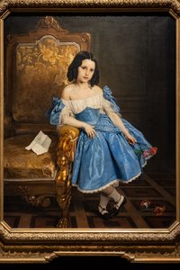 Porträtt av grevinnan Luigia Negroni Prati Morosini av Francesco Hayez