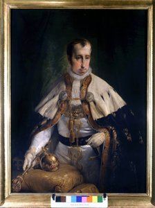 Porträtt av Ferdinand I (1793 - 1875), kejsare av Österrike av Francesco Hayez (1791 - 1882). Risorgimentos museum. Milano av Francesco Hayez
