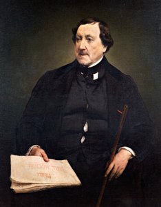 Porträtt av Gioachino Rossini (Pesaro av Francesco Hayez