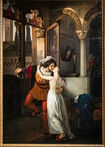 Romeos sista kyss till Julia av Francesco Hayez