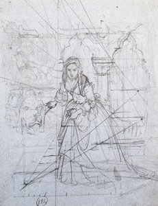 Studera för hemlig anklagelse av Francesco Hayez