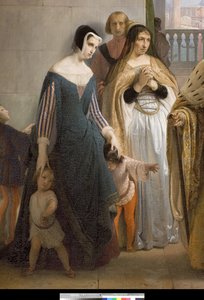 Det sista mötet mellan Jacopo Foscari och hans familj innan exilen, 1838-40