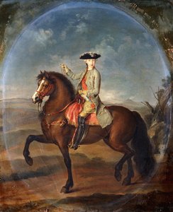 Ett ryttarporträtt av Franciskus, hertig av Lorraine