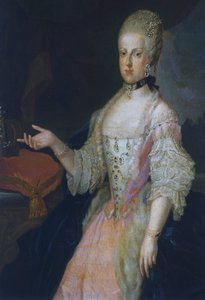 Porträtt av Maria Carolina av Österrike (Wien