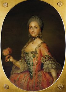 Porträtt av Maria Luisa av Parma (Parma
