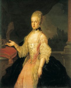 Porträtt av Marie Caroline av Österrike