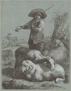 Herdepojke med får, 1764. av Francesco Londonio