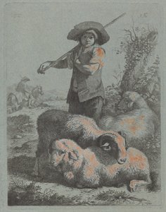 Stående herde av Francesco Londonio