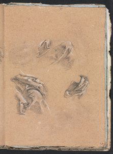 Verona Skissbok: Draperistudier sida 69, 1760.